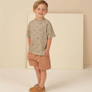 Rylee + Cru shorts Size 6/7 unisex shorts in color Clay